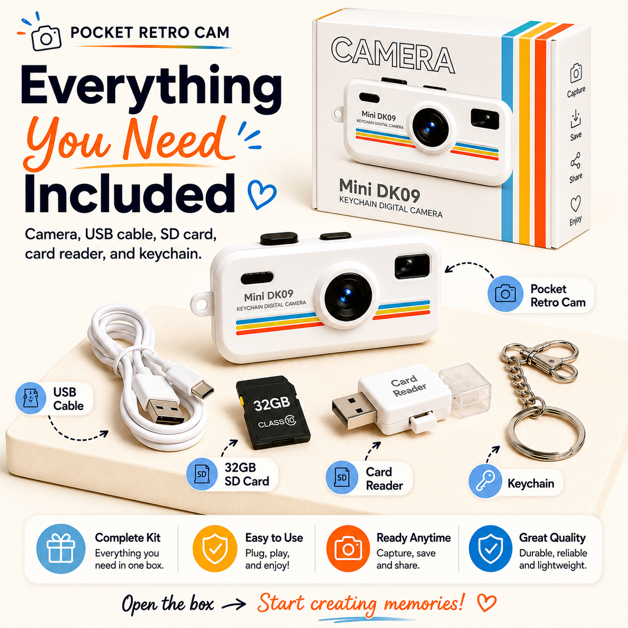 Pocket Retro Cam Capture Little Moments Anywhere.